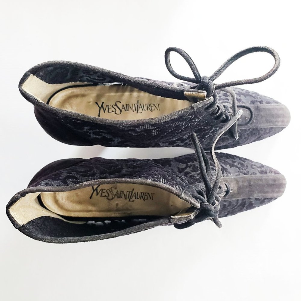 Vintage Yves Saint Laurent Ankle Boots View 6